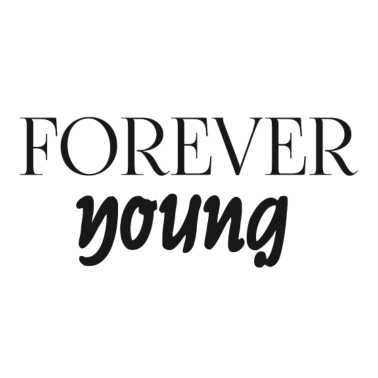 Motiv Forever Young - Geburtstagsgeschenk