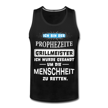 Geburtstagsgeschenk Vater Tank Top - Grillmeister Grillen Geschenk Sommer Mann Sprüche