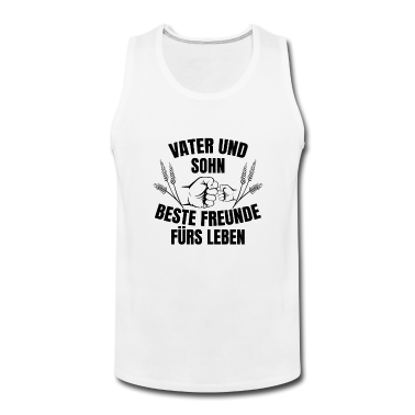 Geburtstagsgeschenk Vater Tank Top - Vater und Sohn