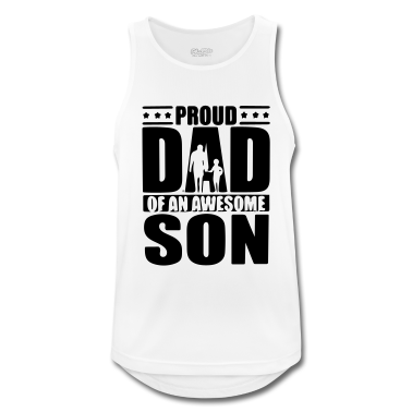 Geburtstagsgeschenk Vater Tank Top - Vater Sohn Stolzer Vater Vater Vatertagsgeschenk