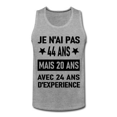 Geburtstagsgeschenk Vater Tank Top - Ich bin nicht 44. Geburtstagsgeschenk