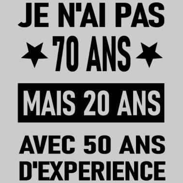 Motiv Ich bin nicht 70 Geburtstagsgeschenk.