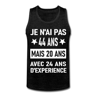 Geburtstagsgeschenk Vater Tank Top - Ich bin nicht 44 - Geburtstagsgeschenk