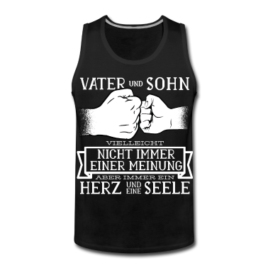 Geburtstagsgeschenk Vater Tank Top - Vater und Sohn