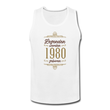 Geburtstagsgeschenk Vater Tank Top - Geschenk 40. Geburtstag - Legenden 1980er Jahre