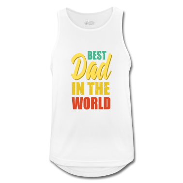 Geburtstagsgeschenk Vater Tank Top - Bester Vater der Welt - Größter Vater