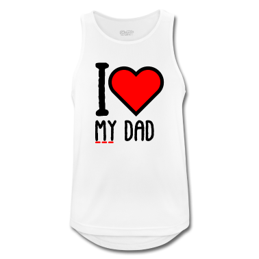 Geburtstagsgeschenk Vater Tank Top - Ich liebe meinen Vater, den besten Vater der Welt <