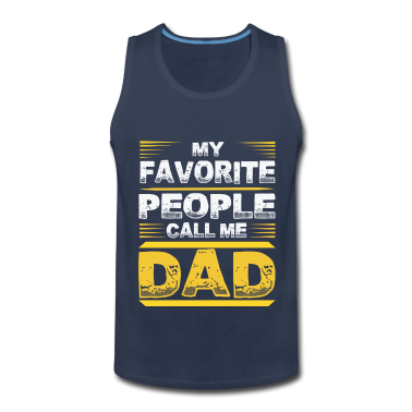 Geburtstagsgeschenk Vater Tank Top - mein Lieblingsvater Big Daddy Geburtstagsgeschenk