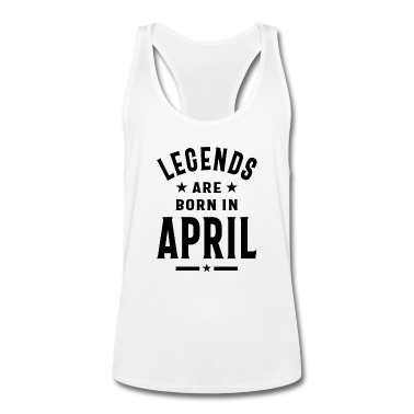 Geburtstagsgeschenk Vater Tank Top - April Geburtstagsgeschenk Legenden werden im April geboren