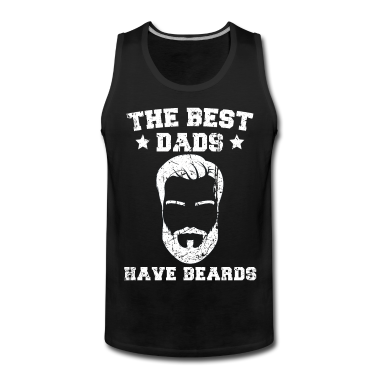 Geburtstagsgeschenk Vater Tank Top - Vater Bart bärtig Vater mit Bart