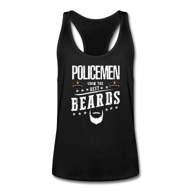 Geburtstagsgeschenk Vater Tank Top - Bart Polizei Geschenk Geburtstagsgeschenk