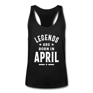 Geburtstagsgeschenk Vater Tank Top - April Geburtstagsgeschenk Legenden werden im April geboren