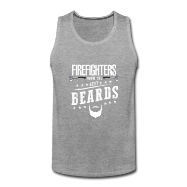 Geburtstagsgeschenk Vater Tank Top - Bart Feuerwehr Geschenk Geburtstagsgeschenk