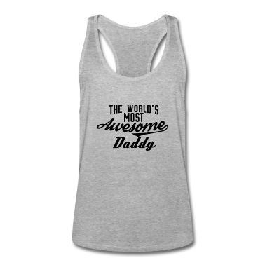 Geburtstagsgeschenk Vater Tank Top - The world's most awesome Daddy - schwarz