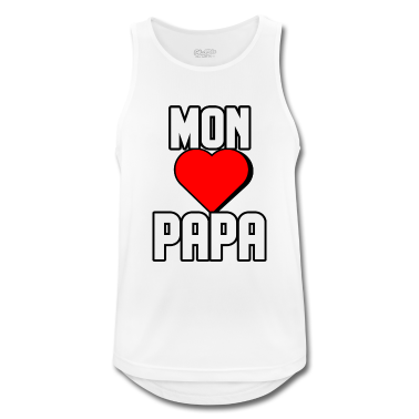 Geburtstagsgeschenk Vater Tank Top - Ich liebe meinen Vater.