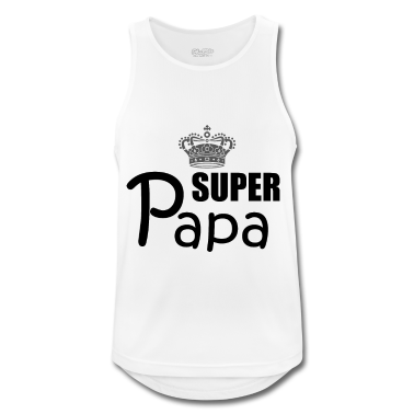 Geburtstagsgeschenk Vater Tank Top - Super Papa Geburtstagsgeschenk Idee