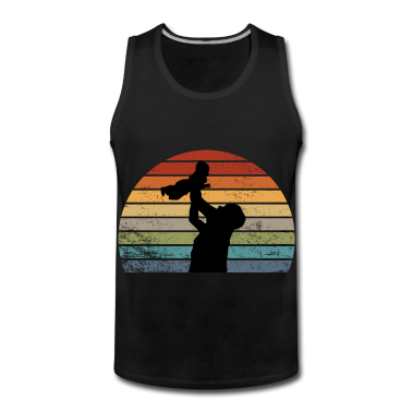 Geburtstagsgeschenk Vater Tank Top - Vater und Tochter
