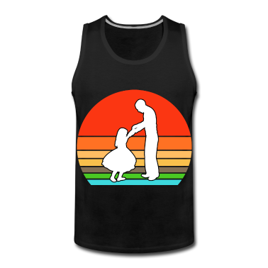 Geburtstagsgeschenk Vater Tank Top - Vater und Tochter