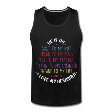 Geburtstagsgeschenk Vater Tank Top - Ich liebe meinen Mann Geschenk