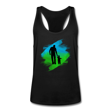 Geburtstagsgeschenk Vater Tank Top - Vater und Tochter