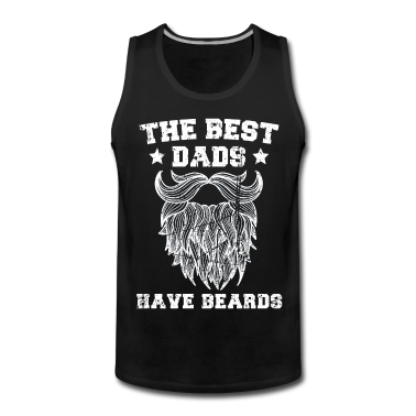 Geburtstagsgeschenk Vater Tank Top - Vater Bart bärtig Vater mit Bart