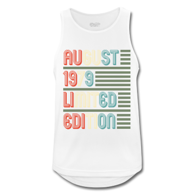 Geburtstagsgeschenk Vater Tank Top - August Cooles Vintage Retro Geburtstagsgeschenk