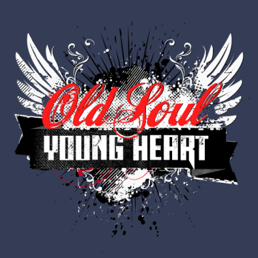 Motiv Alte Seele, junges Herz, Geburtstagsgeschenk