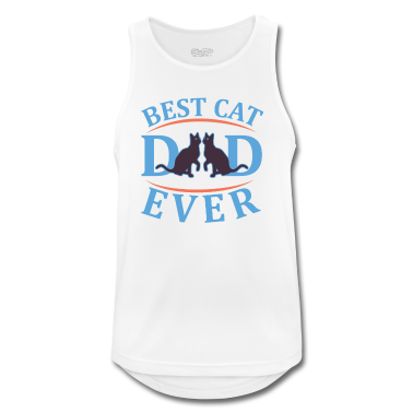 Geburtstagsgeschenk Vater Tank Top - Süsser Katzenspruch Männer Geburtstagsgeschenk