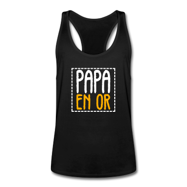 Geburtstagsgeschenk Vater Tank Top - Vater in Gold