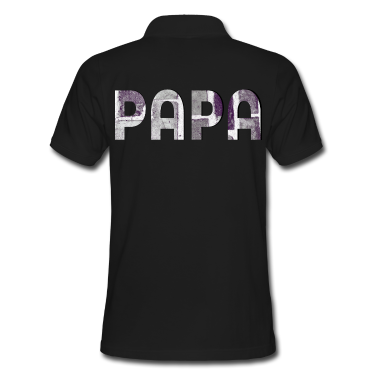 Geburtstagsgeschenk Vater Poloshirt - PAPA VATERTAG GEBURTSTAGSGESCHENK COOLER VATER