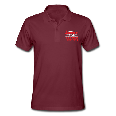 Geburtstagsgeschenk Vater Poloshirt - weil ich der Vater bin, deshalb Geburtstagsgeschenk