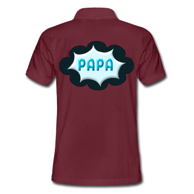 Geburtstagsgeschenk Vater Poloshirt - PAPA VATER GEBURTSTAGSGESCHENK