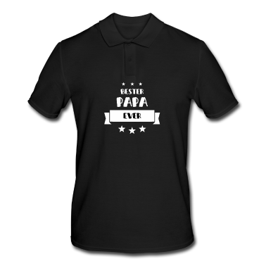 Geburtstagsgeschenk Vater Poloshirt - BESTER PAPA EVER VATER GEBURTSTAGSGESCHENK