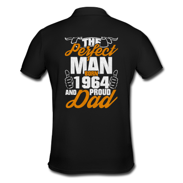 Geburtstagsgeschenk Vater Poloshirt - Perfekte Mann 1964 Geboren Stolzer Papa Geschenk