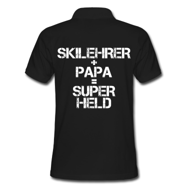 Geburtstagsgeschenk Vater Poloshirt - Skilehrer Vater Papa Geschenk
