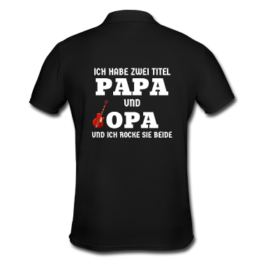 Geburtstagsgeschenk Vater Poloshirt - Vater Großvater Papa Opa Geburtstagsgeschenk