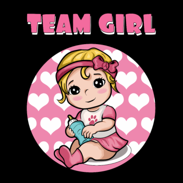 Motiv Party Team Süss Pink Mädchen Tochter I Geschenk