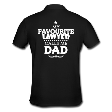 Geburtstagsgeschenk Vater Poloshirt - Anwalt Beruf Vater Sohn Tochter Lustiger Spruch