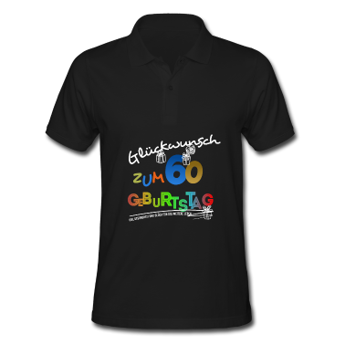 Geburtstagsgeschenk Vater Poloshirt - 60. Geburtstag Geburtstagsgeschenk
