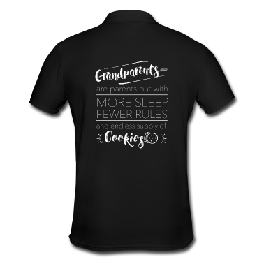 Geburtstagsgeschenk Vater Poloshirt - Großeltern Regeln Geschenk
