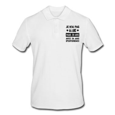 Geburtstagsgeschenk Vater Poloshirt - Ich bin nicht 44. Geburtstagsgeschenk