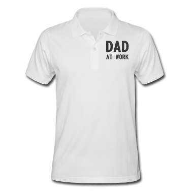 Geburtstagsgeschenk Vater Poloshirt - Vater bei der Arbeit