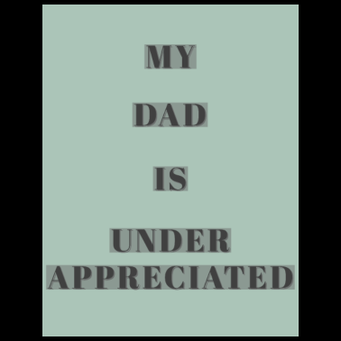 Motiv Mein Vater wird unterschätzt