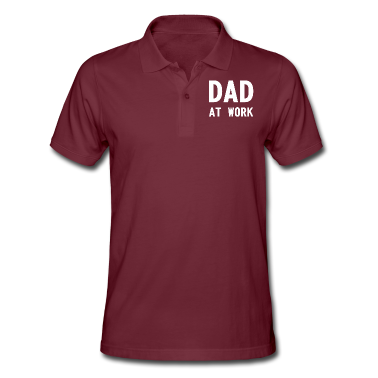 Geburtstagsgeschenk Vater Poloshirt - Vater bei der Arbeit