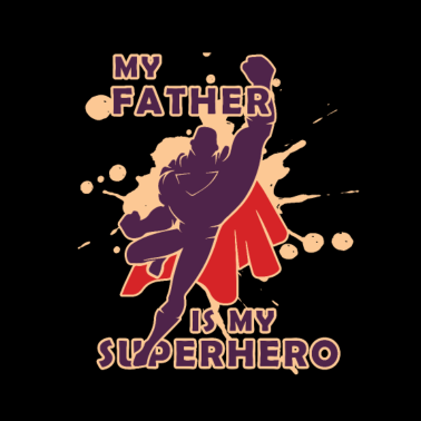 Motiv Mein Vater ist mein Superheld!