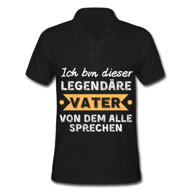 Geburtstagsgeschenk Vater Poloshirt - Legendärer Vater Geschenkidee