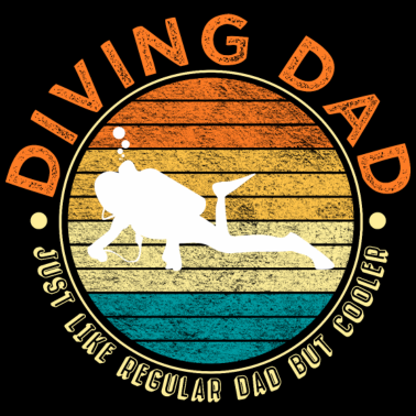 Motiv Taucher Vater Sprüche