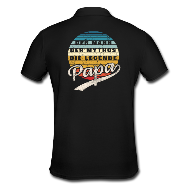 Geburtstagsgeschenk Vater Poloshirt - Der Mann Der Mythos Die Legende