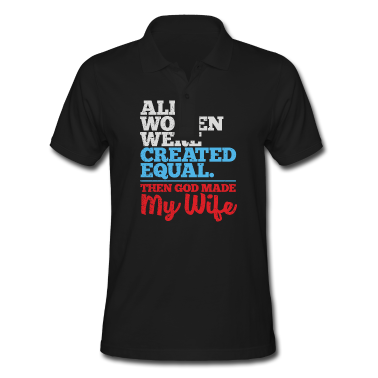 Geburtstagsgeschenk Vater Poloshirt - Alle Frauen wurden gleich geschaffen Geschenk