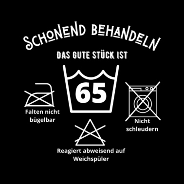 Motiv 65 Jahre Geburtstagsgeschenk Geschenk Waschmachine